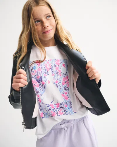 Abercrombie & Fitch Oversized Wicked Graphic Tee In White