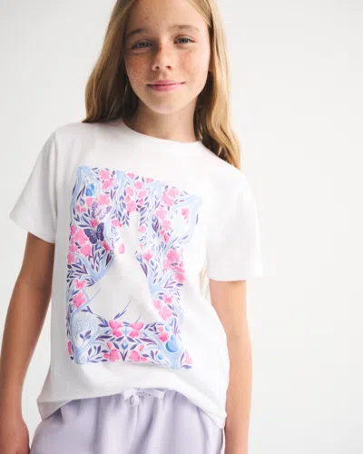 Abercrombie & Fitch Oversized Wicked Graphic Tee In White