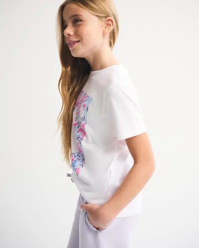 Abercrombie & Fitch Oversized Wicked Graphic Tee In White