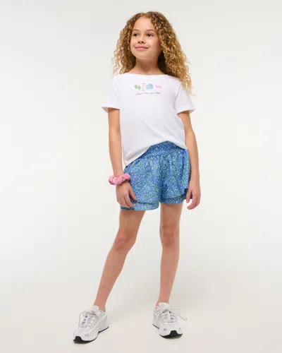 Abercrombie & Fitch Twist-back Graphic Tee In White