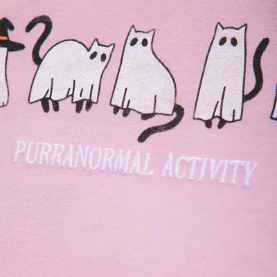 Abercrombie & Fitch Halloween Graphic Tee In Pink