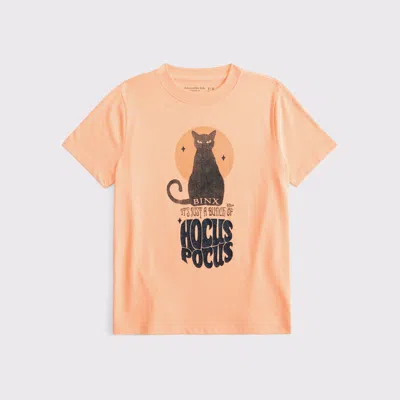 Abercrombie & Fitch Oversized Hocus Pocus Graphic Tee In Orange