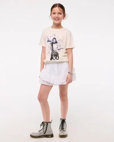 Abercrombie & Fitch Oversized Olivia Rodrigo Graphic Tee In Neutral