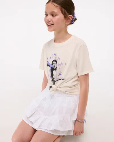 Abercrombie & Fitch Oversized Olivia Rodrigo Graphic Tee In Neutral