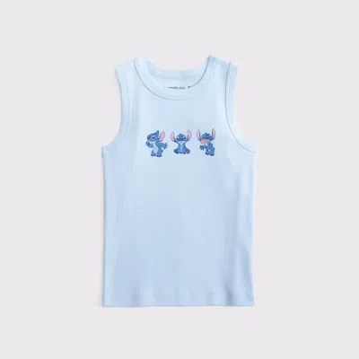 Abercrombie & Fitch Lilo And Stitch Graphic Tank In Blue