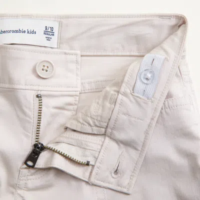 Abercrombie & Fitch Low Rise Bootcut Cargo Pants In Gray