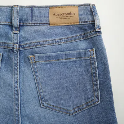 Abercrombie & Fitch High Rise Flare Jeans In Brown