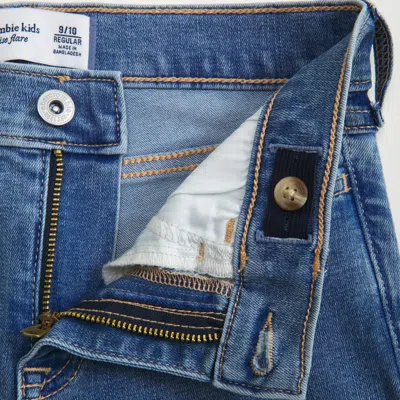 Abercrombie & Fitch High Rise Flare Jeans In Blue