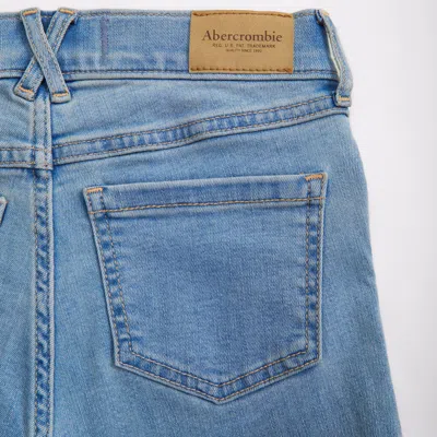 Abercrombie & Fitch High Rise Flare Jeans In Brown