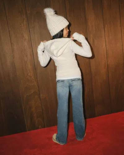 Abercrombie & Fitch Low Rise Bootcut Jeans In Blue