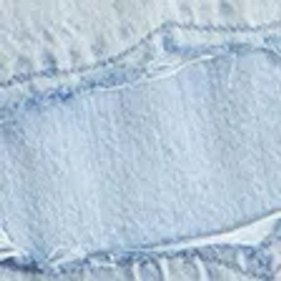 Abercrombie & Fitch High Rise Ultra Wide Leg Jeans In Blue