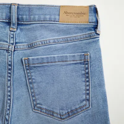 Abercrombie & Fitch High Rise Jeggings In Blue