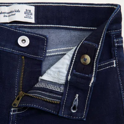 Abercrombie & Fitch Low Rise Bootcut Jeans In Black