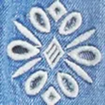 Abercrombie & Fitch High Rise Wide Leg Jeans In Blue