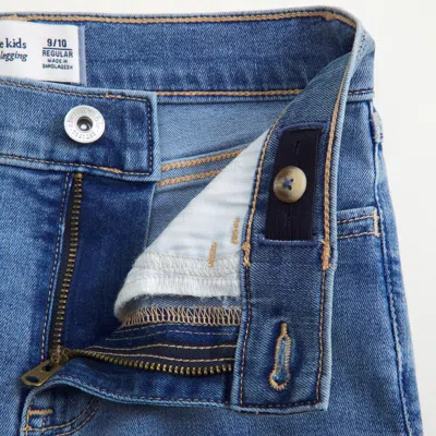 Abercrombie & Fitch High Rise Jeggings In Blue