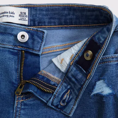 Abercrombie & Fitch Low Rise Skinny Jeans In Blue