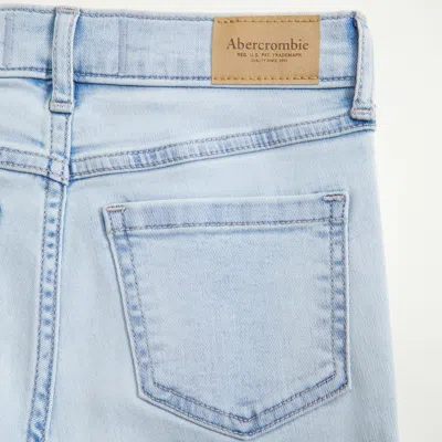 Abercrombie & Fitch High Rise Flare Jeans In Blue