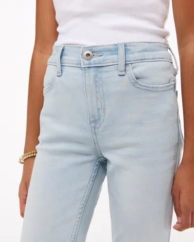 Abercrombie & Fitch High Rise Flare Jeans In Blue
