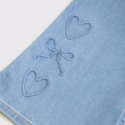 Abercrombie & Fitch High Rise Flare Jeans In Blue