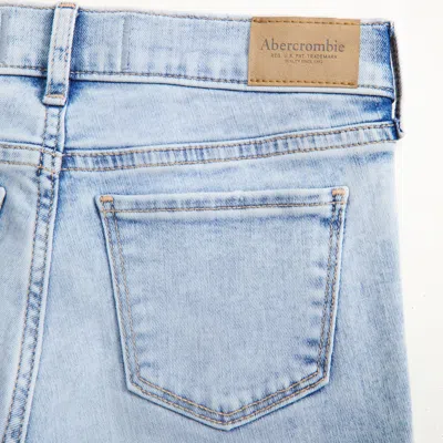 Abercrombie & Fitch Lightweight Low Rise Baggy Jeans In Blue