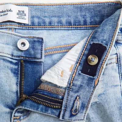 Abercrombie & Fitch Lightweight Low Rise Baggy Jeans In Blue