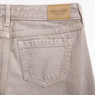 Abercrombie & Fitch Lightweight Low Rise Baggy Jeans In Gray