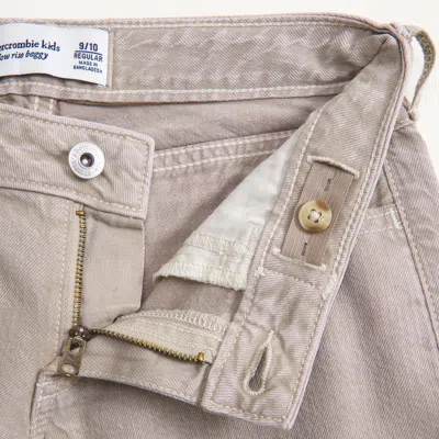 Abercrombie & Fitch Lightweight Low Rise Baggy Jeans In Gray