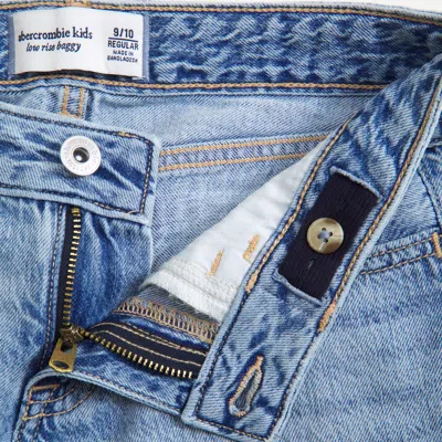 Abercrombie & Fitch Low Rise Baggy Jeans In Blue