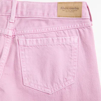 Abercrombie & Fitch Kids' Lightweight Low Rise Baggy Jeans In Pink