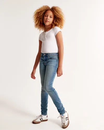 Abercrombie & Fitch High Rise Jeggings In Blue