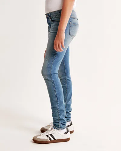 Abercrombie & Fitch High Rise Jeggings In Blue