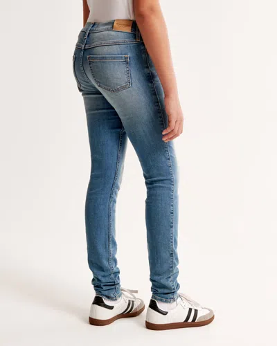 Abercrombie & Fitch High Rise Jeggings In Blue