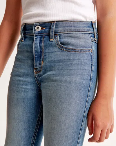 Abercrombie & Fitch High Rise Jeggings In Blue