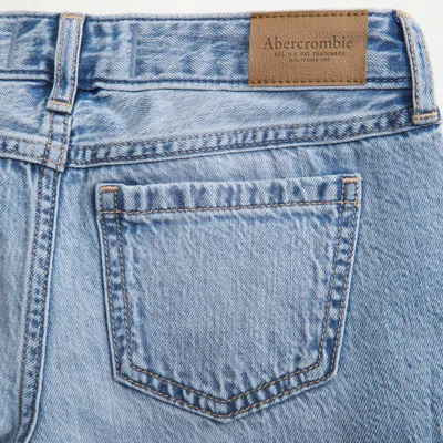 Abercrombie & Fitch Lightweight Low Rise Baggy Jeans In Blue