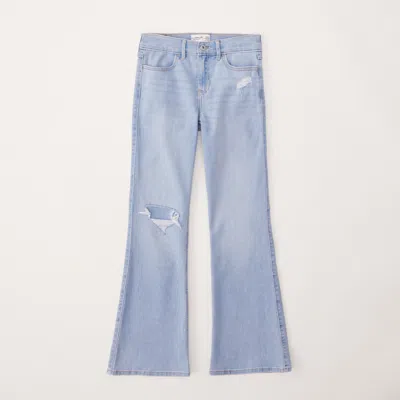 Abercrombie & Fitch High Rise Flare Jeans In Brown