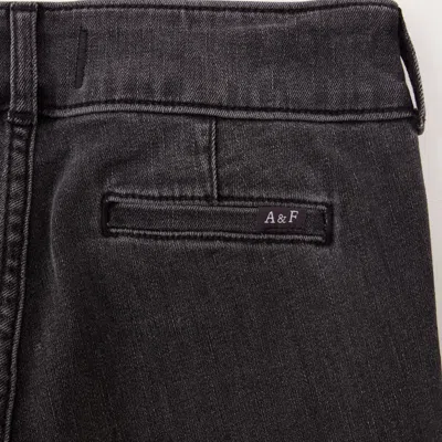Abercrombie & Fitch Low Rise Bootcut Jeans In Black