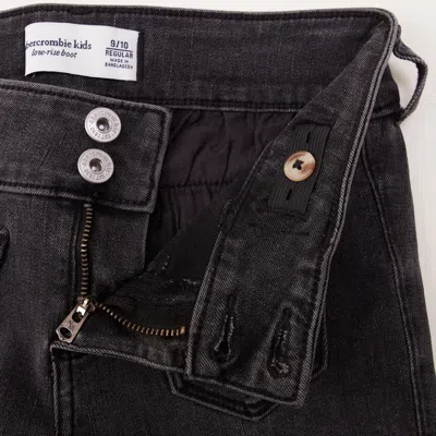 Abercrombie & Fitch Low Rise Bootcut Jeans In Black
