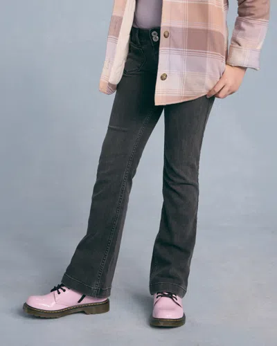 Abercrombie & Fitch Low Rise Bootcut Jeans In Black