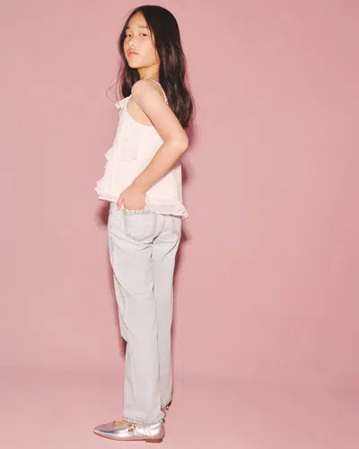 Abercrombie & Fitch Lightweight Low Rise Baggy Jeans In Brown