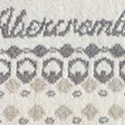 Abercrombie & Fitch Logo Scarf In Multi