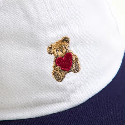 Abercrombie & Fitch Graphic Baseball Hat In White