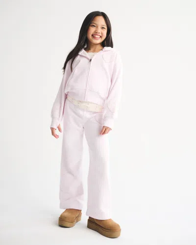 Abercrombie & Fitch Essential Full-zip Hoodie In Pink