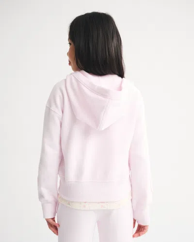 Abercrombie & Fitch Essential Full-zip Hoodie In Pink