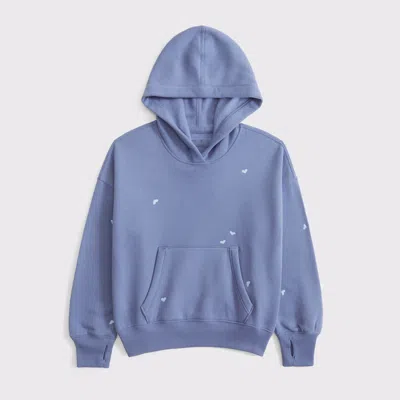 Abercrombie & Fitch Essential Popover Hoodie In Blue