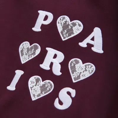 Abercrombie & Fitch Oversized Graphic Popover Hoodie In Purple