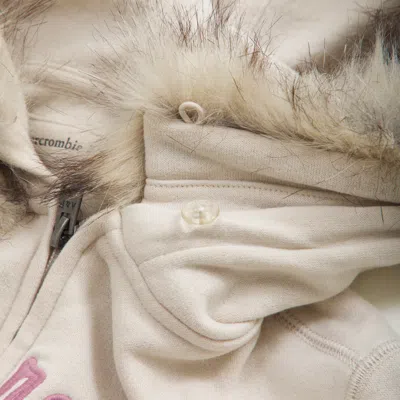 Abercrombie & Fitch Faux Fur-lined Full-zip Hoodie In Brown