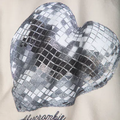 Abercrombie & Fitch Oversized Graphic Popover Hoodie In Brown