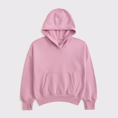 Abercrombie & Fitch Essential Popover Hoodie In Purple