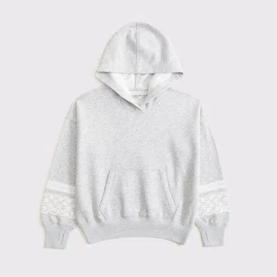 Abercrombie & Fitch Essential Popover Hoodie In Gray