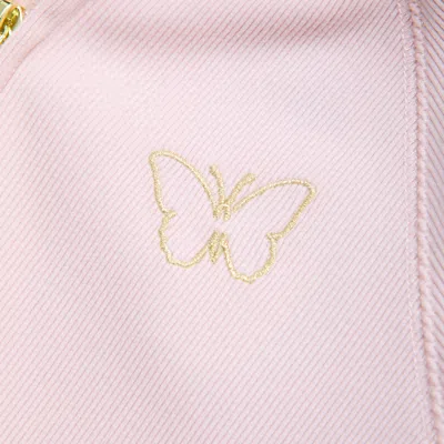 Abercrombie & Fitch Slim Full-zip Hoodie In Pink